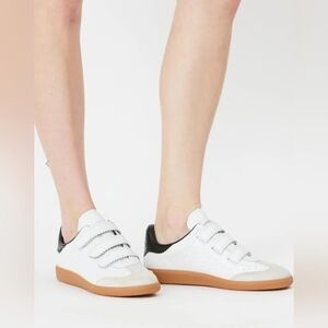 Size 9 - Isabel Marant Beth Low-Top Leather Sneakers EU 41